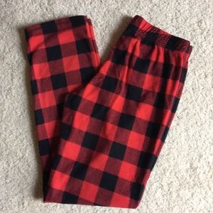 Buffalo Check Fleece Pajama Pants
